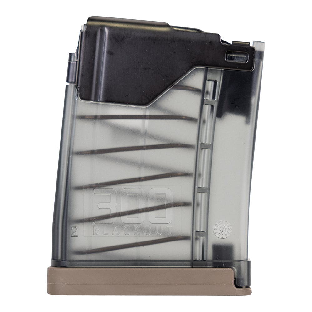 LANCER MAGAZINE L5AWM AR-15 – 300BLK 10RD TRANSLUCENT SMOKE - No Credit Card Fees - Low, flat rate shipping
