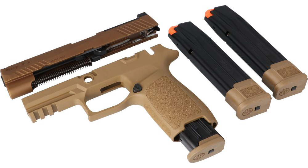 SIG Sauer P320-M17 Caliber X-Change Kit - 9mm Coyote