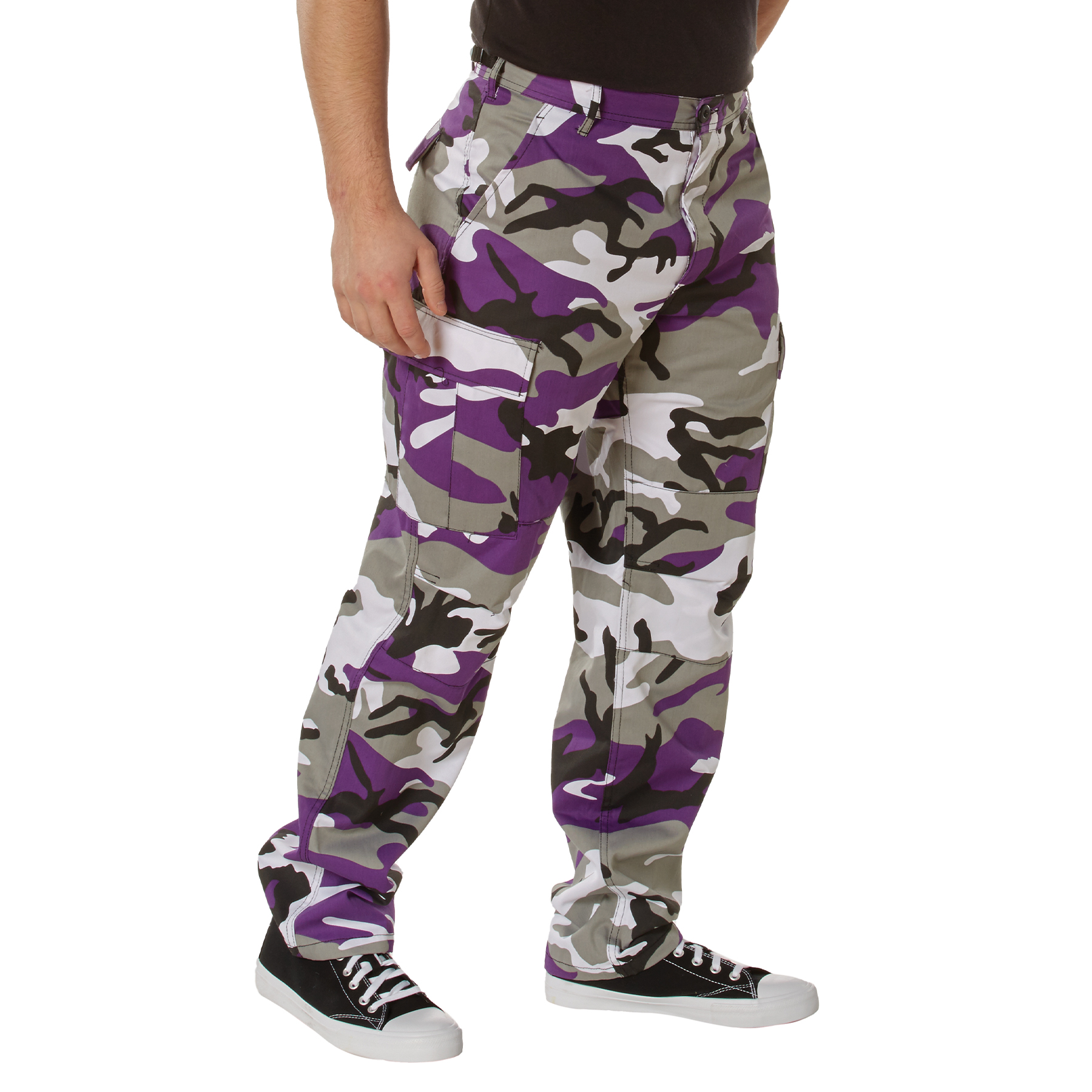 Rothco Color Camo Tactical Bdu Pants - Ultra Violet Camo, 2X-Large