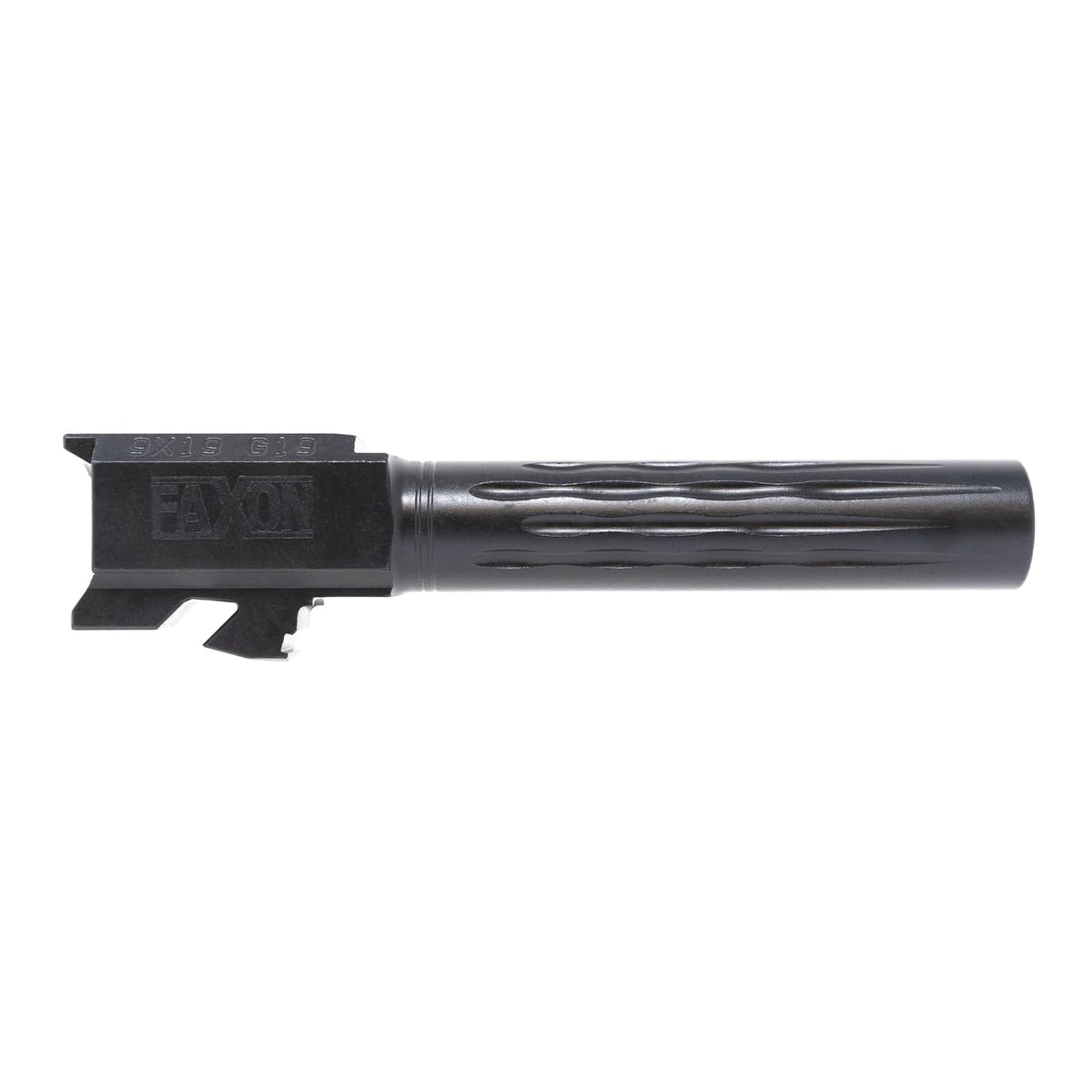 Faxon Firearms Match Drop-In Barrel 9mm 4.02" Fits Glock Gen 1-5 G19 Compact, Black