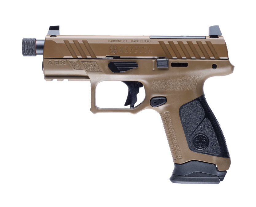 Beretta APX-A1 Compact Tactical 9mm 15/17rd 4.2" Pistol, FDE - JAXA1C917TACFDE