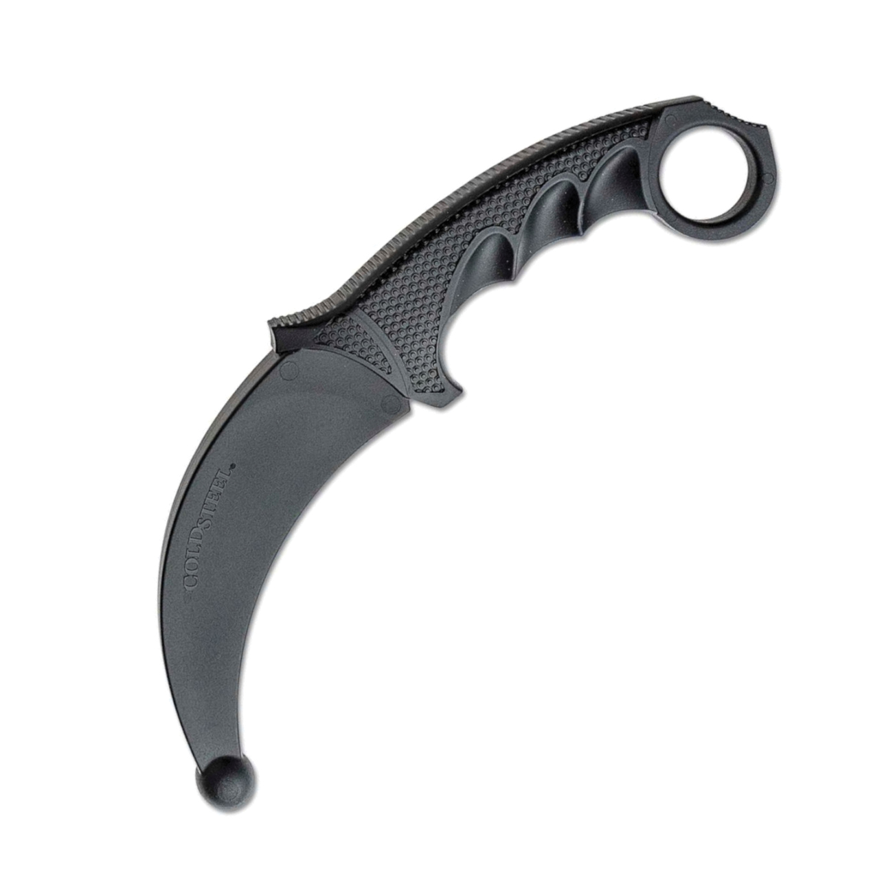 Cold Steel Trainer Fixed Training Knife Perfect for Safe Practice in Black - CS-92R49