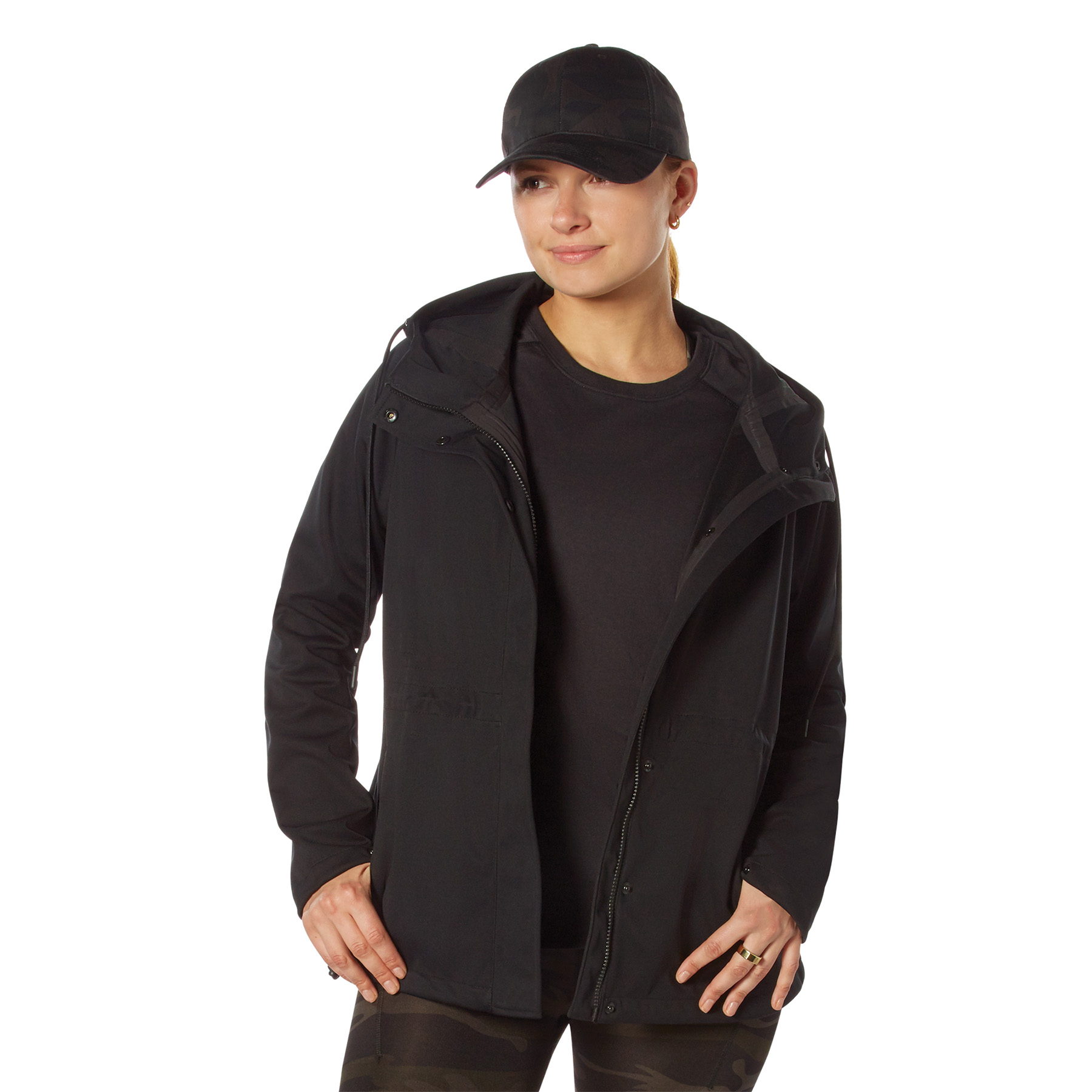 Rothco Womens Shadow Ops Waterproof Rain Jacket - Medium