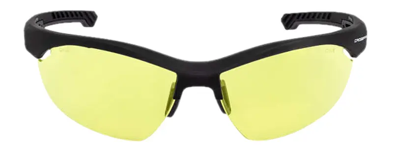 Radians XFBD1040C Ballistic Amber Lens Black Frame