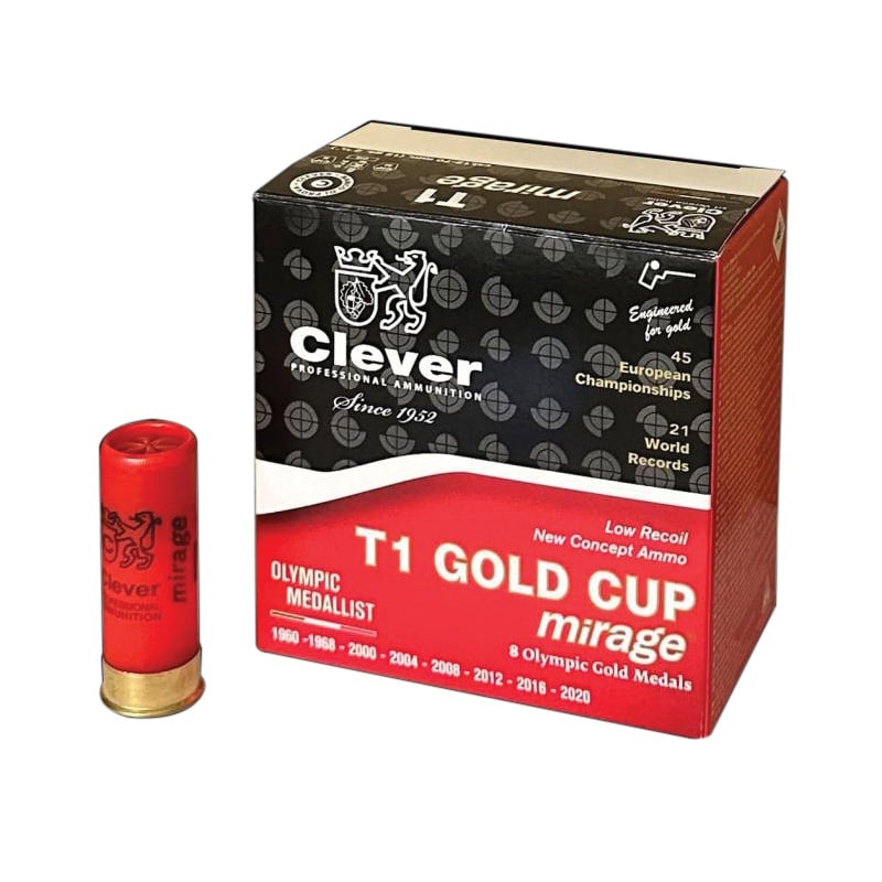 Clever Mirage T1 Super Target 28 Gauge 2-3/4" #8 3/4 Ounce 250rds Case