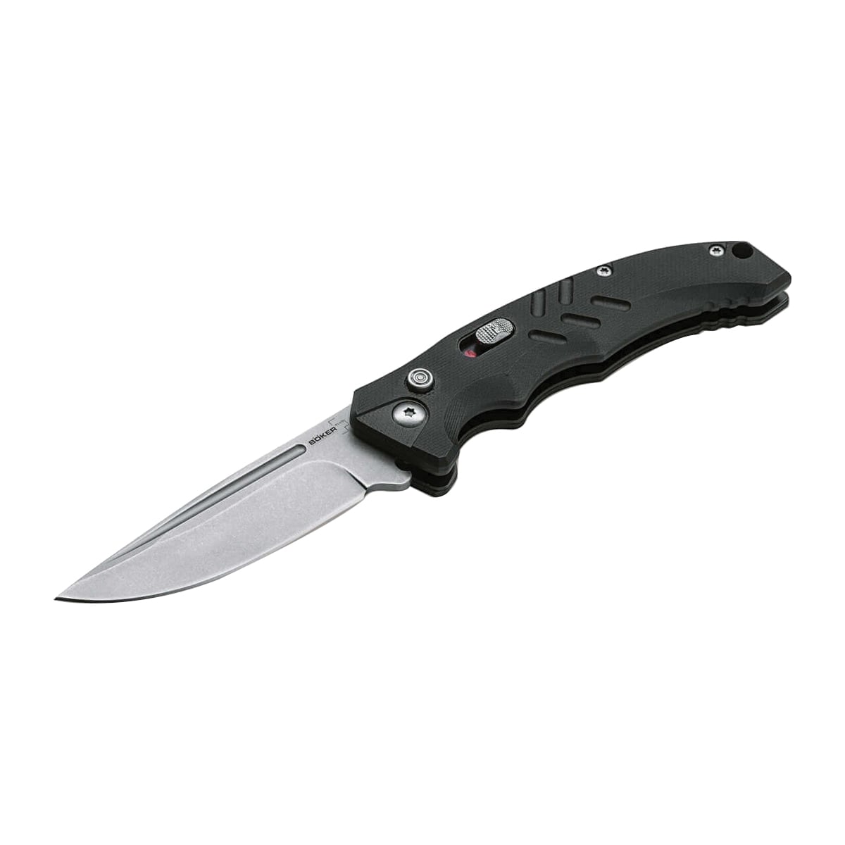 Boker Plus Intention II Auto/Folding Knife Drop Point, Black