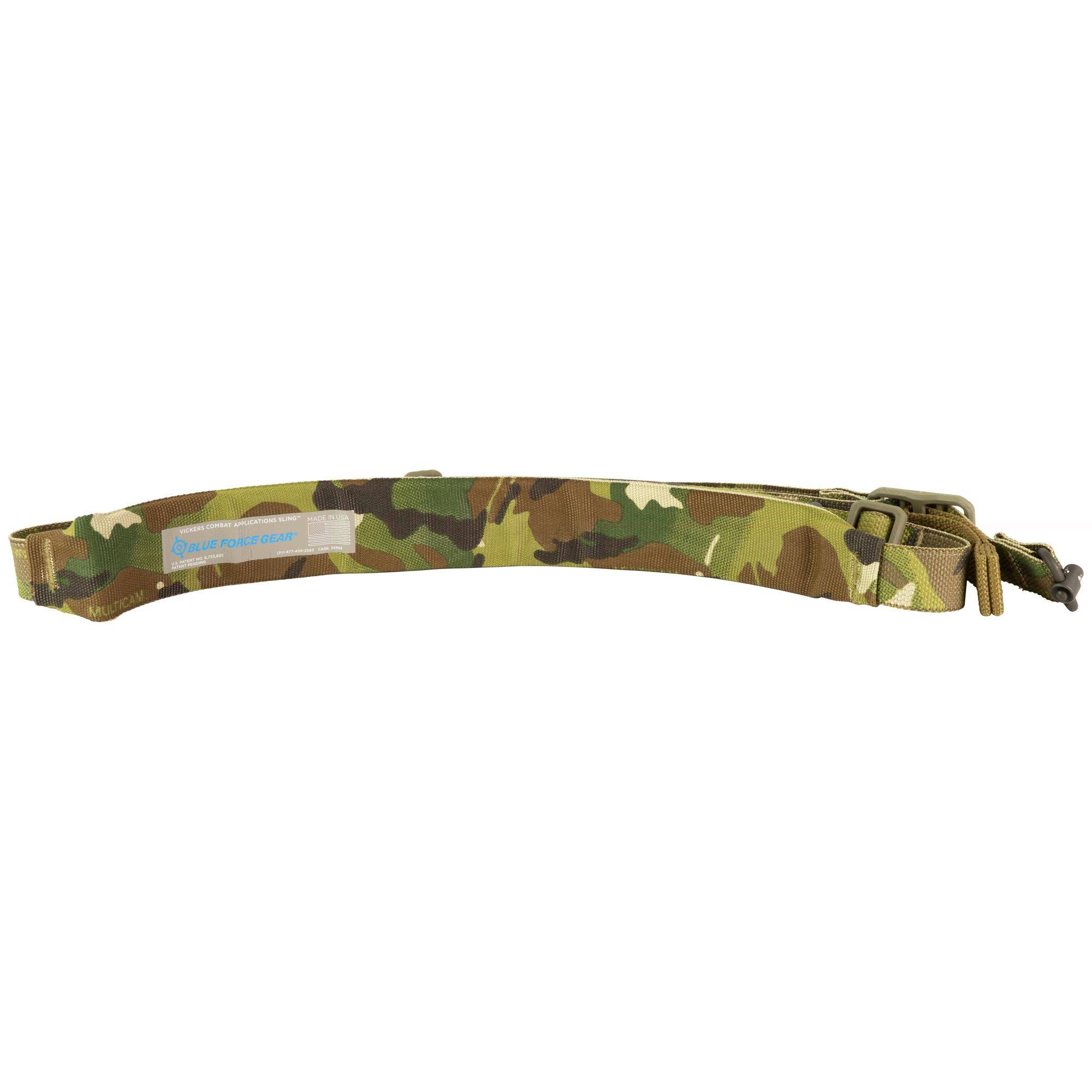Blue Force Gear Vickers Push Button Padded Sling - Multicam  QD Swivels