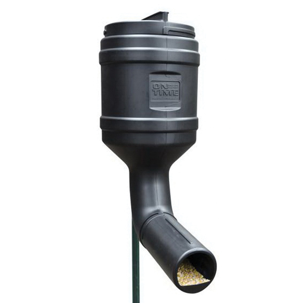 On Time Feeders 80 lb Plastic T-Post Gravity Feeder - 71800