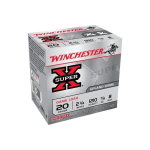 Winchester Ammo XU208 Super-X Game Load 20GA 2.75\" 7/8oz #8 Shot - 25sh Box