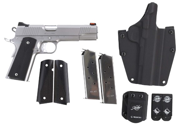 Kimber Stainless II .45 ACP 5" 1911 Pistol Bundle