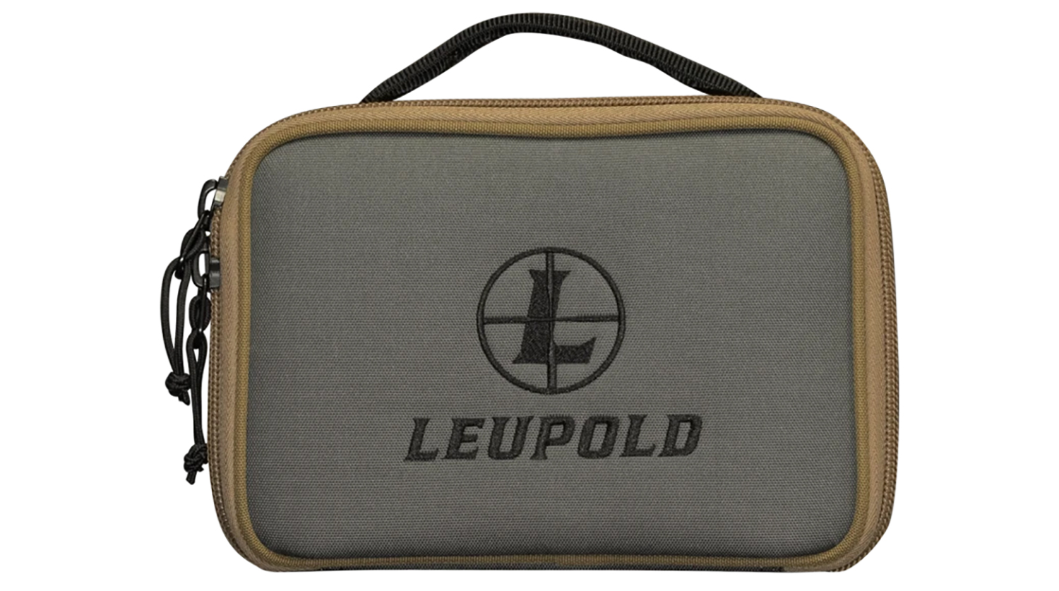 Leupold Rendezvous 9.75" x 7" x 3" Small Pistol Case, Gray/Tan