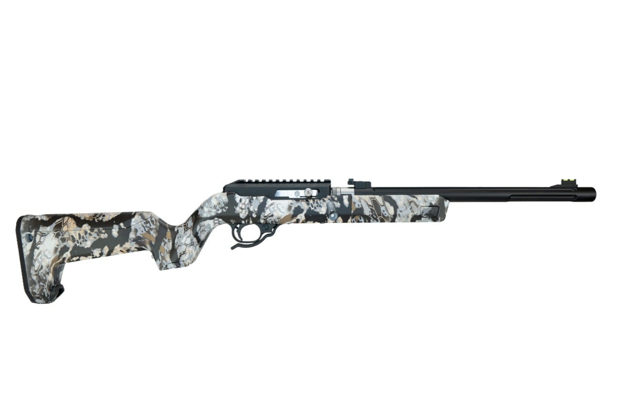 TacSol X-Ring Takedown VR .22LR 16.5" 10rd Semi Auto Rifle, Kryptek Obskura - ATD-MB-B-B-TRN