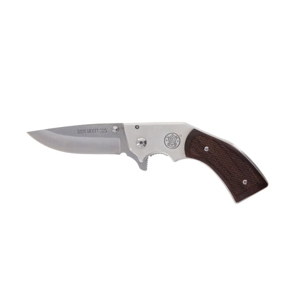 Smith & Wesson Model 325 Folding Knife Drop Point, Brown