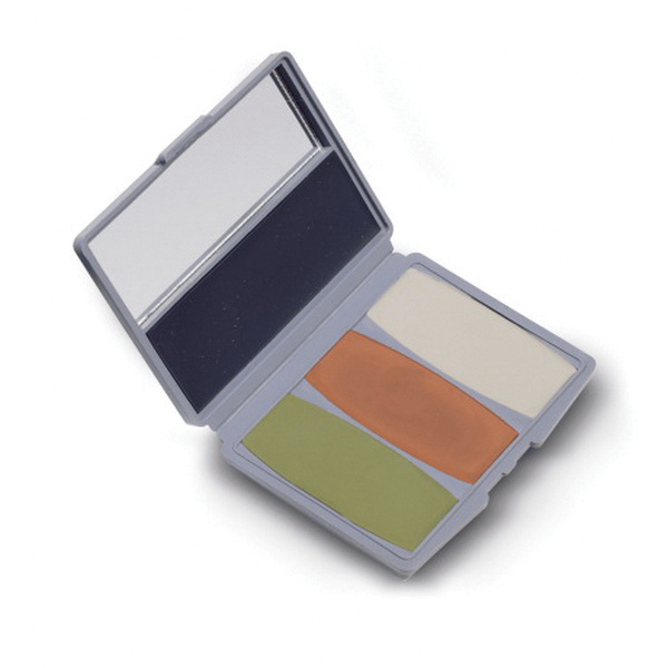 Hunter's Specialties Woodland Compact Makeup Kit, Black/Brown/Green/Sand - 00264