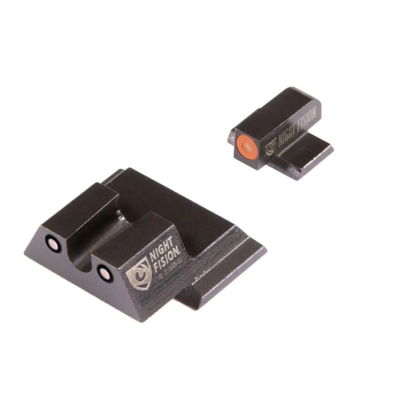 Night Fision Perfect Dot Night Sight Set Orange Front Black Rear for S M Shield