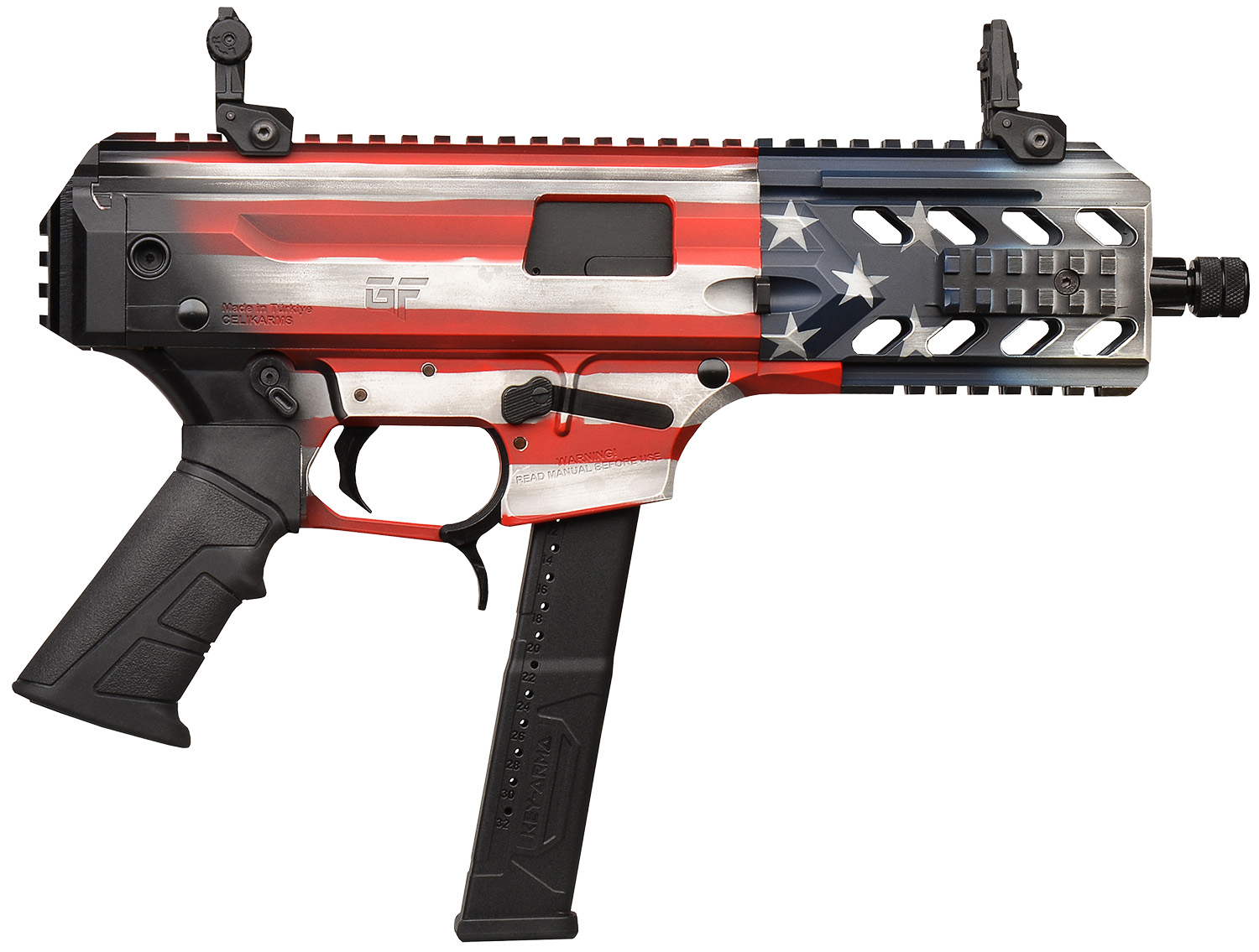 Gforce Arms BLADE8USA 9mm Luger 15+1 Semi-Auto Handgun