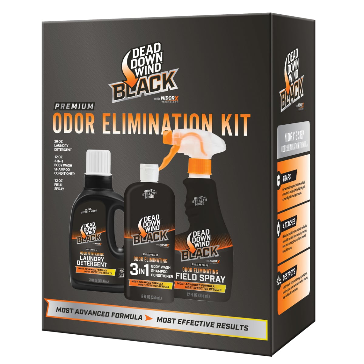 Dead Down Wind Black Premium 3-Piece Unscented Kit