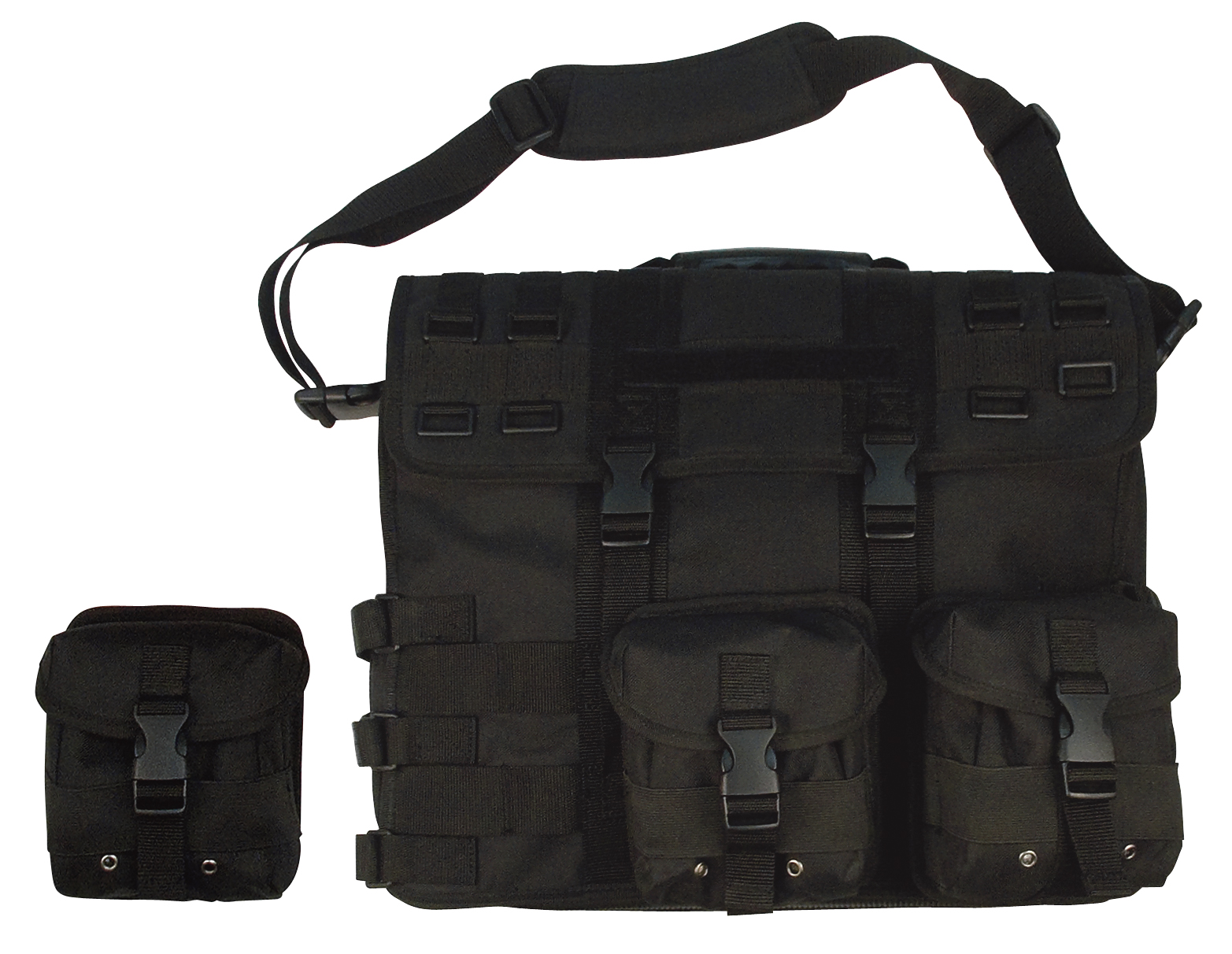 Rothco Molle Tactical Laptop Briefcase - Black