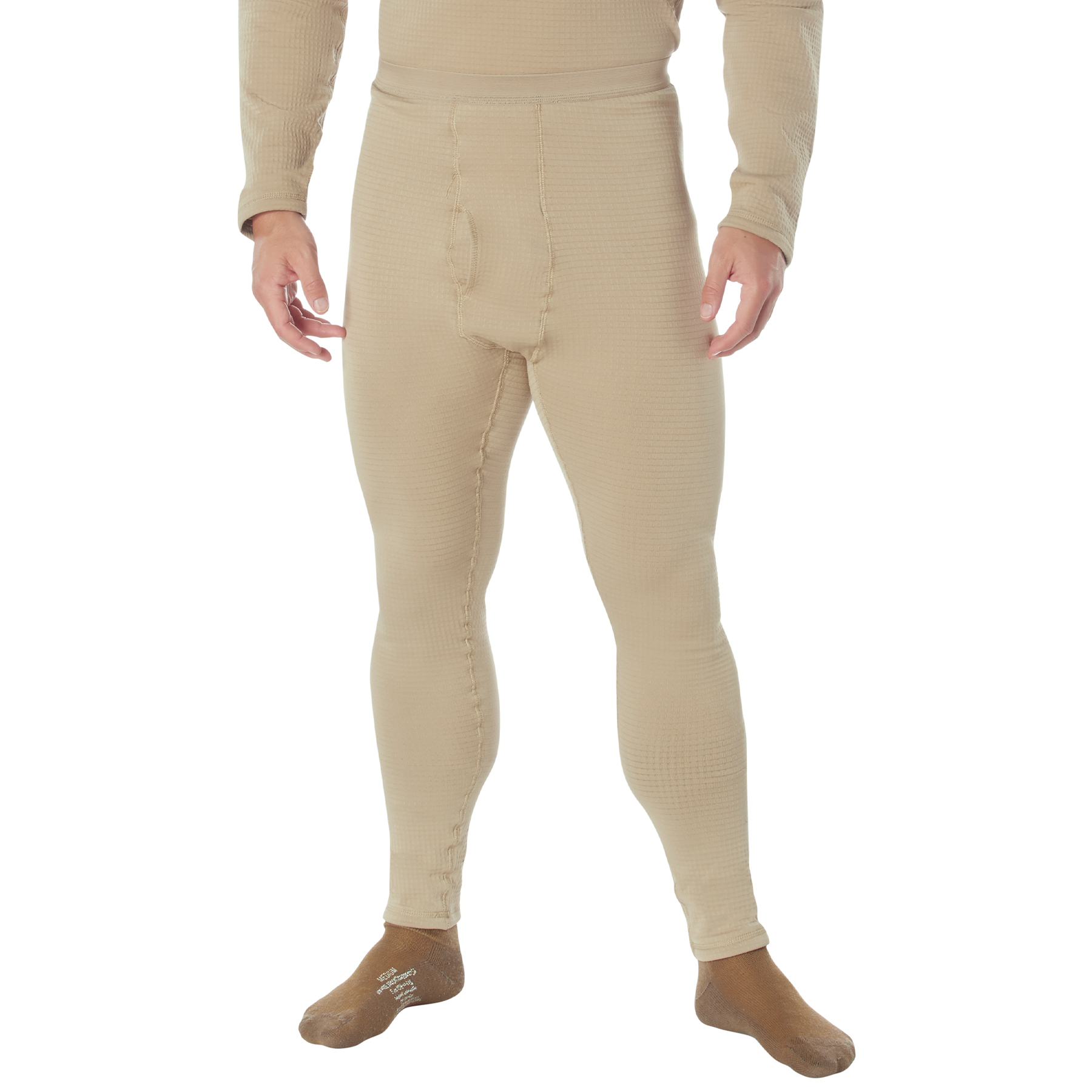 Rothco Ecwcs Gen III Mid-Weight Underwear Bottoms Level Ii - Desert Sand, X-Small