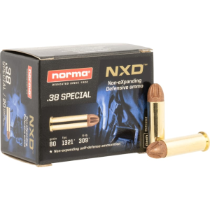 Norma Ammunition 611240020 Self Defense NXD 38 Special 38 GRNXD 20 Per Box