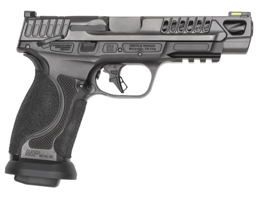 Smith & Wesson M&P 9 M2.0 Competitor HD Optic Ready 5" 9mm Luger 10rd Pistol, Black w/ TS - 14071