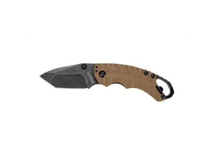 Kershaw Shuffle II 2.25" Tanto Folding Knife, Black/FDE - 8750TANBW