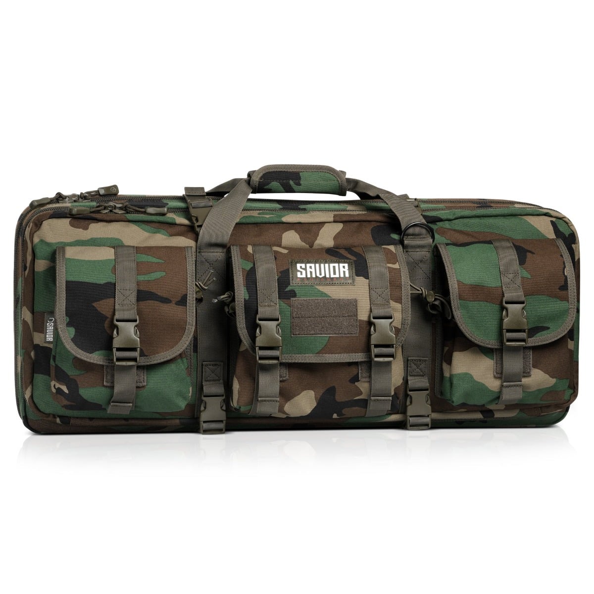 Savior Equipment American Classic 32" Double Rifle Bag Shorty, M81 Woodland - RB-3212DG-V1-M81