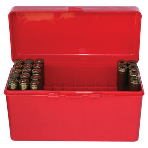 MTM Case Gard .270 Winchester/.30-06 Springfield Flip-Top Ammo Box, 60rds Red