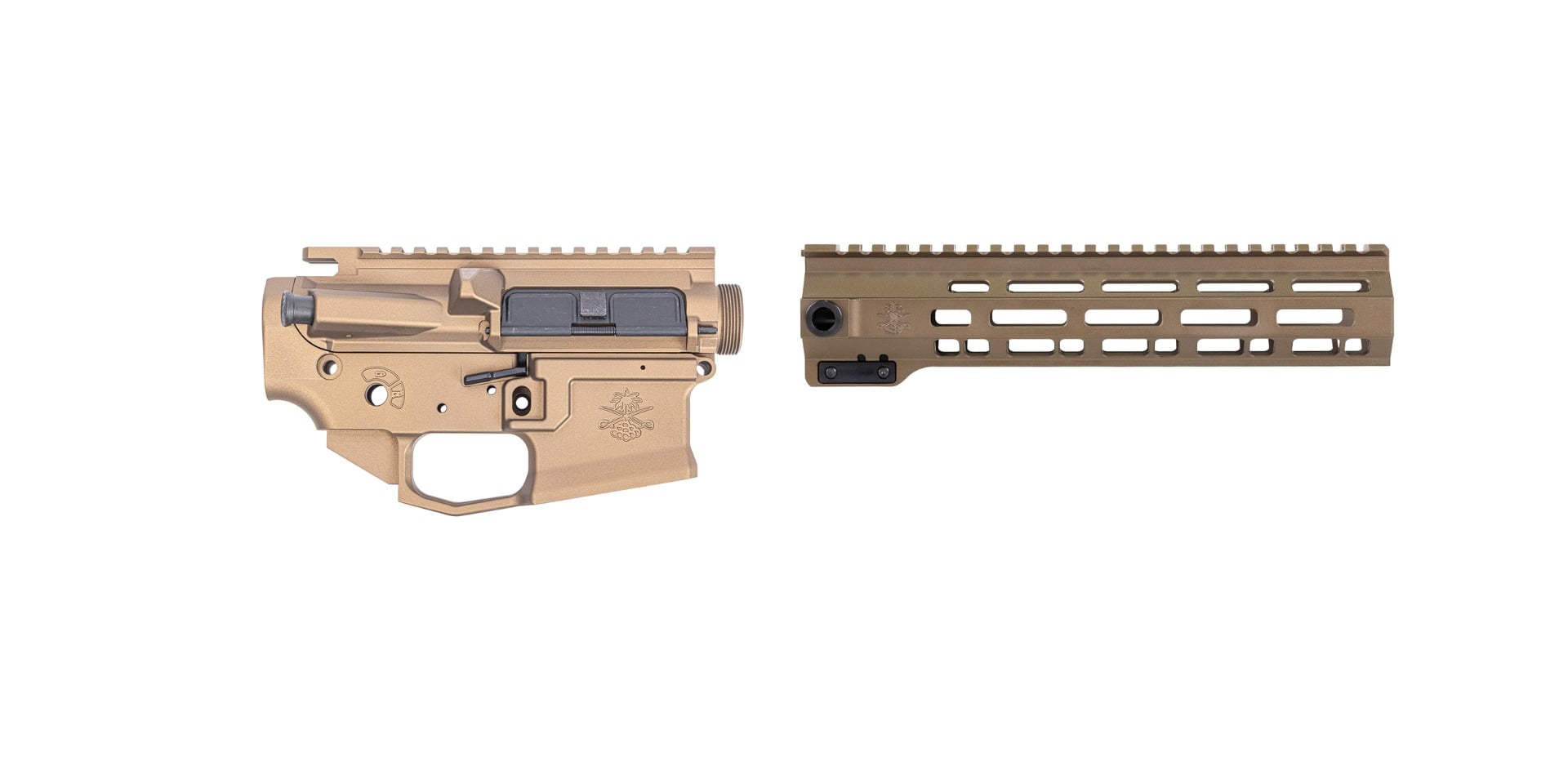 Sabre-15 Enhanced Builder Set - 9.75" QDSM V2 Rail, Burnt Bronze