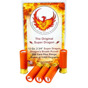 Phoenix-Rising Phoenix Rising Super Dragon Dragon's Breath Shotshell 12 ga 2-3/4" 200yd 5/ct