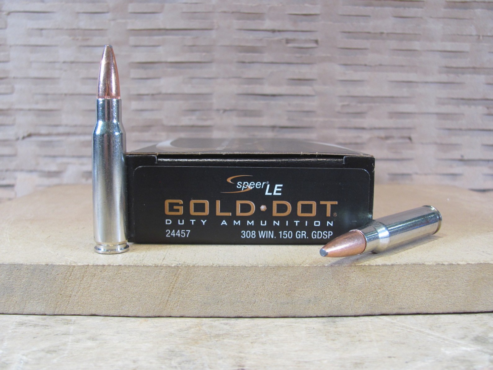 20 Round Box – 308 Win Speer 150 Grain Gold Dot Soft Point Ammo – 24457