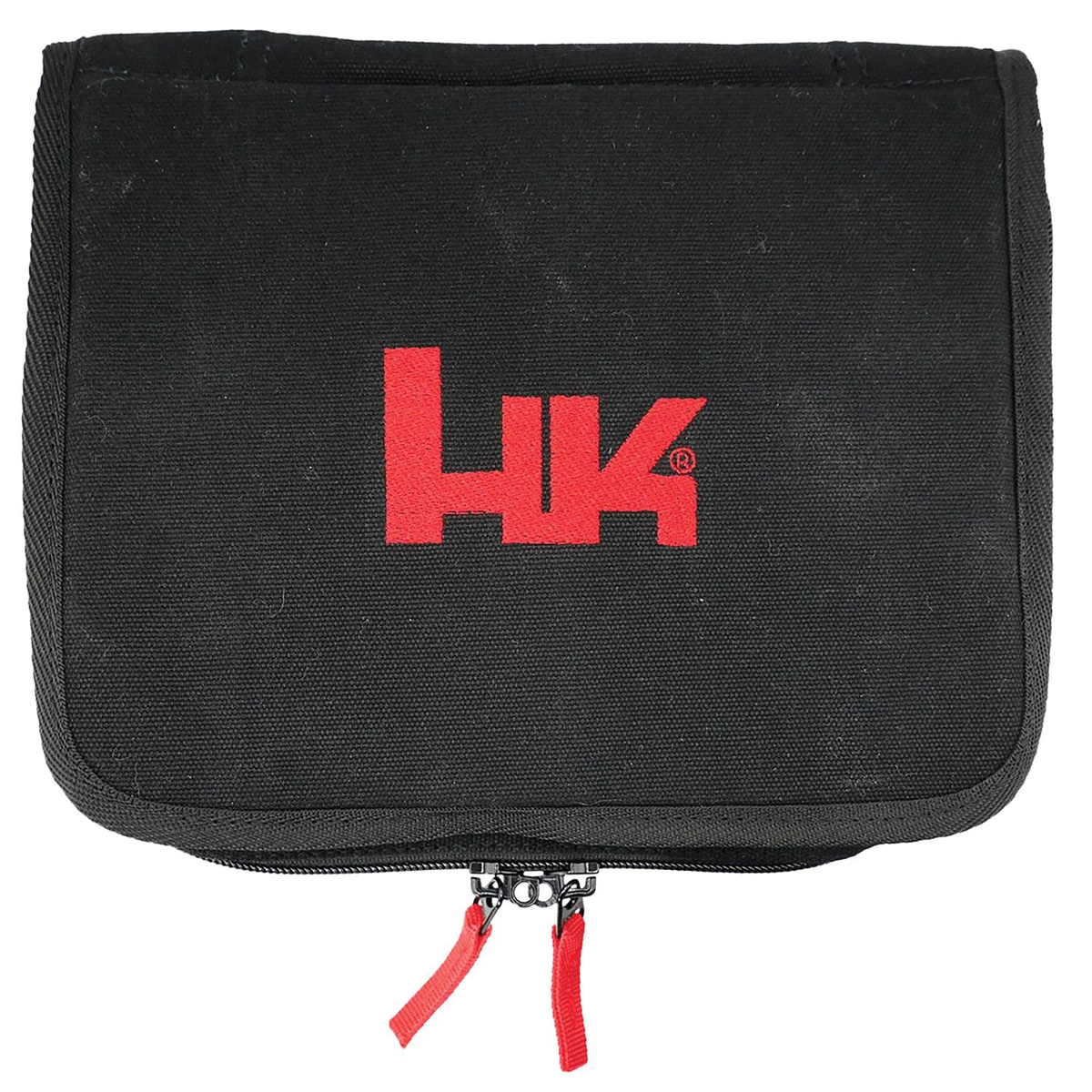 H&K 11.20" x 2" x 9.50" Pistol Case, Black/Red