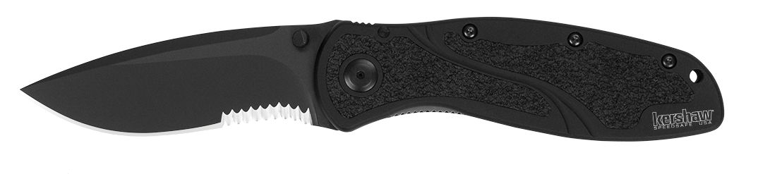 Kershaw Blur Black Serrated Knife