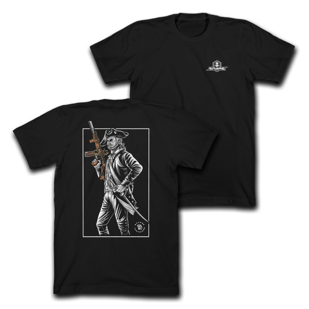 PSA Sabre T-Shirt, Black - Small