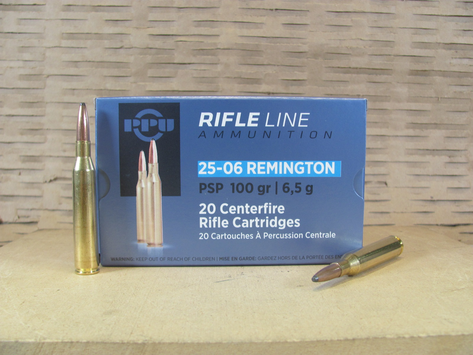 200 Round Case – 25-06 100 Grain Soft Point Prvi Partizan Ammo – PP2506P
