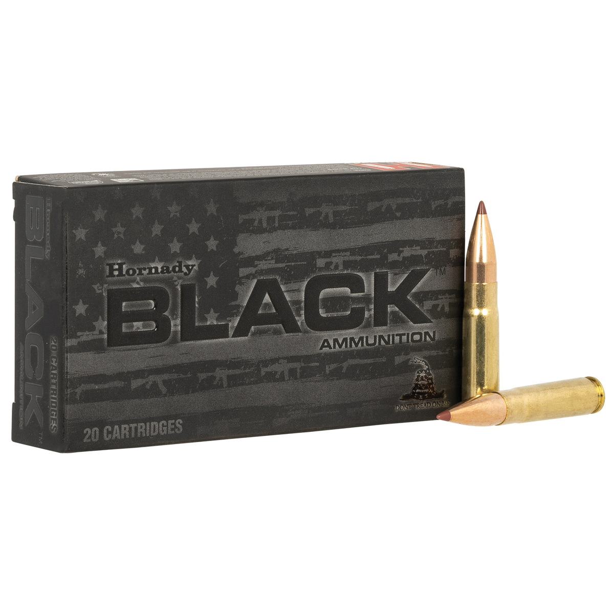 Hornady Black .300 AAC Blackout 110 gr NTX 20rds Rifle Ammo for Tactical Use - 80862