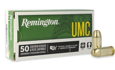 Remington UMC Handgun Ammunition .45 ACP 185 gr FMJ 1015 fps 50/ct - Flat Rate Shipping Under 30lbs!