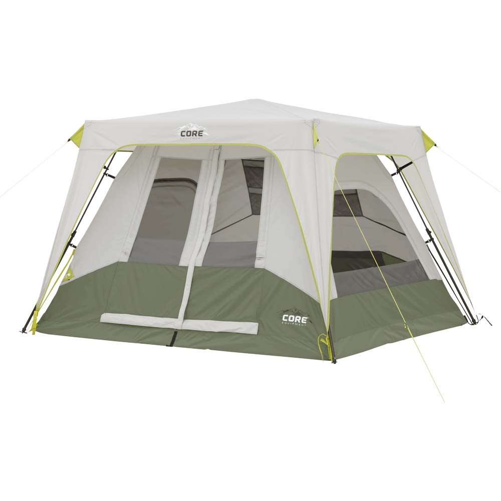 CORE Equipment 4-Person Instant Cabin Tent, Green - 40232