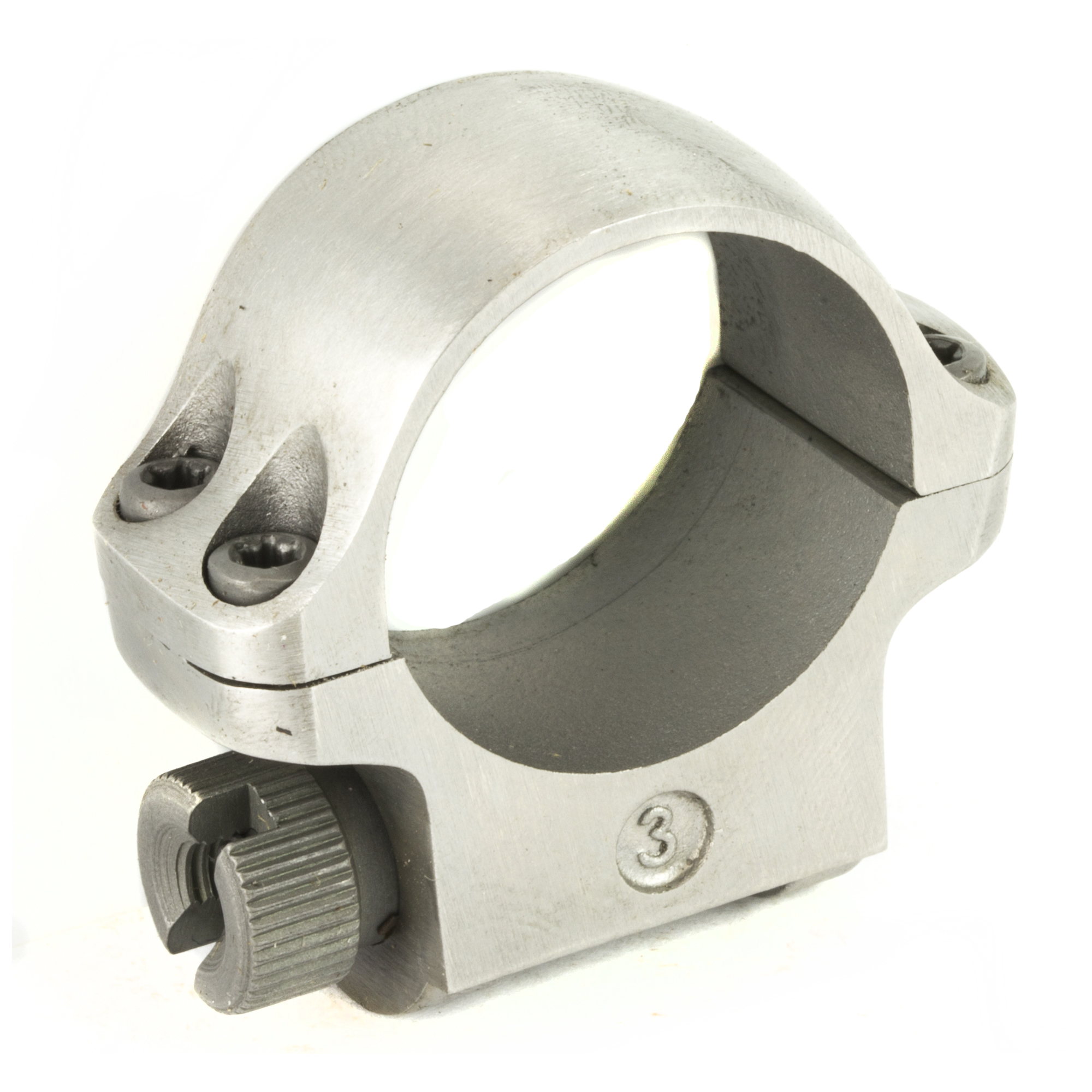 Ruger Standard, Ring, 1" Low(3), Stainless Finish, 3K, Sold Individually