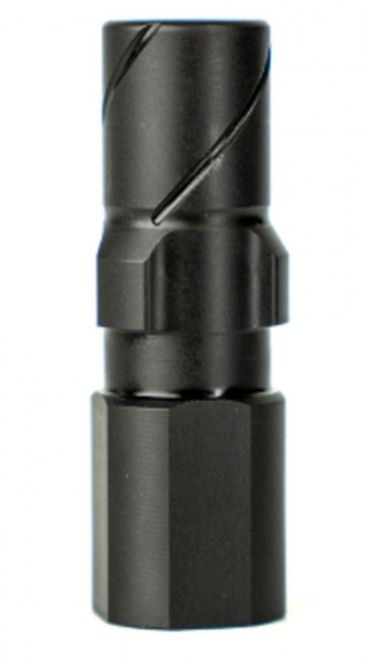 HuxWrx Safety Company 3-Lug Muzzle Device 45 Cal 5/8x24, Matte Black