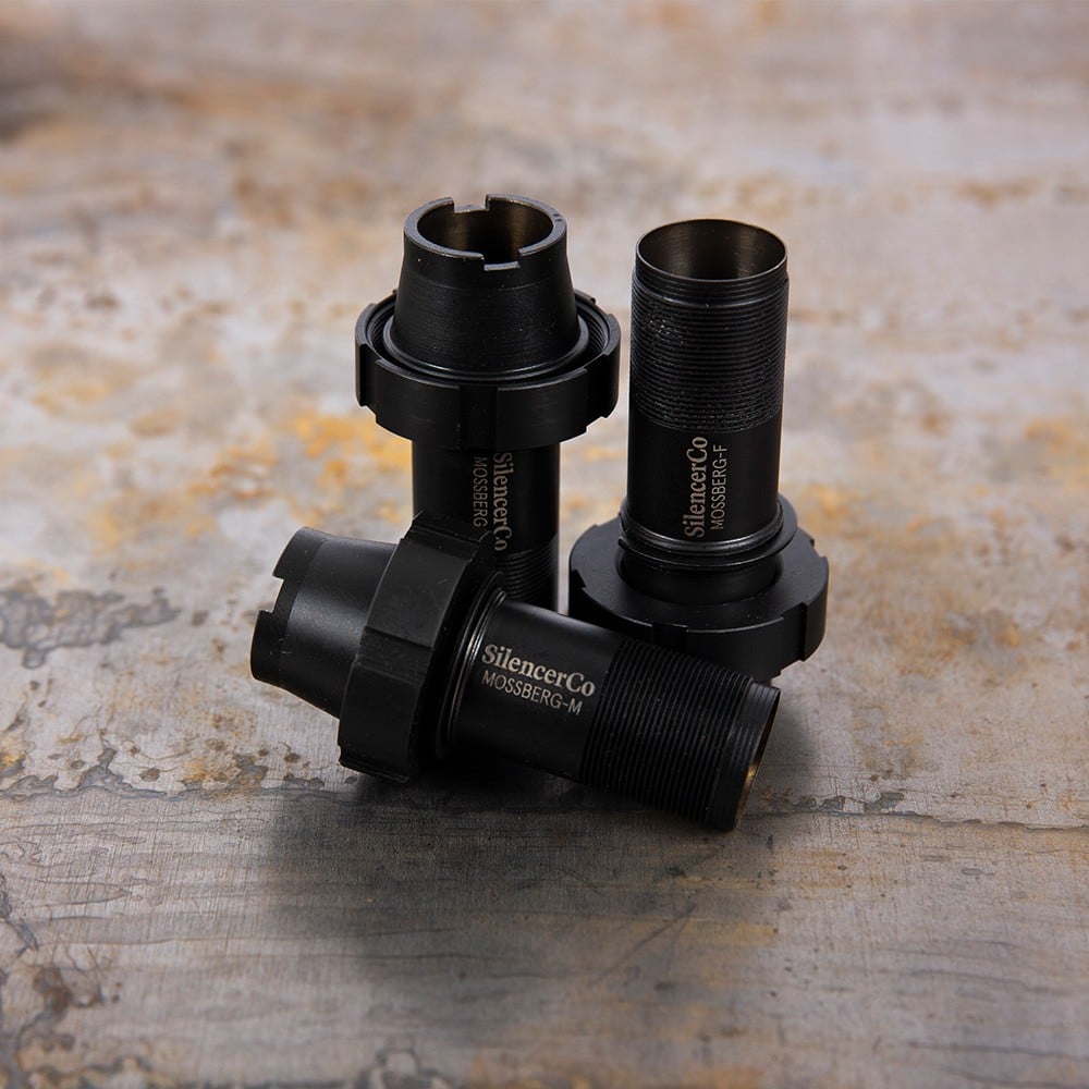 Silencerco Echo Improved Modified Spread Choke Adapter for Remington Style Salvo 12 Shotgun Suppressor, Black - AC1308