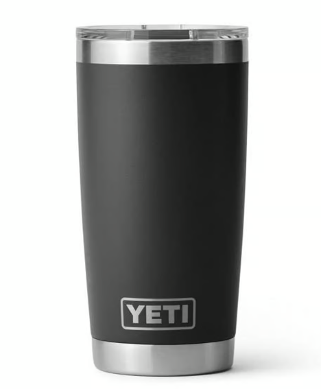 Yeti Rambler 20 oz Tumbler MagSlider Lid, Black