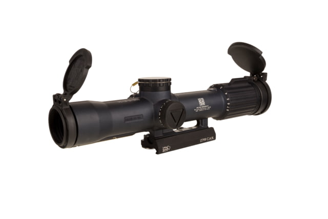 Trijicon SCO VCOG Rifle Scope w/ Larue Tactical LT799 Mount 1-8x28mm 34mm Tube FFP Circle / Crosshair Reticle Matte Black