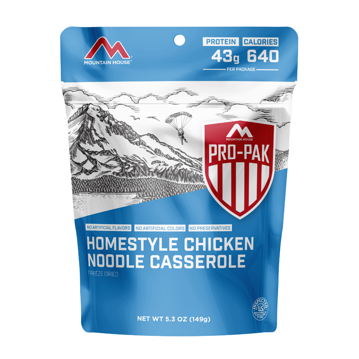 Mountain House Pro-Pak Freeze Dried Homestyle Chicken Noodle Casserole - 50161