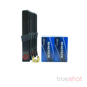 BUNDLE DEAL: 5 Black 20 Round Hi-Point 4595 Magazines and 500 Rounds of 45 ACP - Magtech 45 ACP 230 Grain