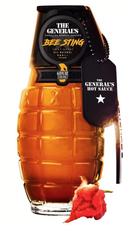 The General's Hot Sauce 6oz, Bee Sting - 0311-056