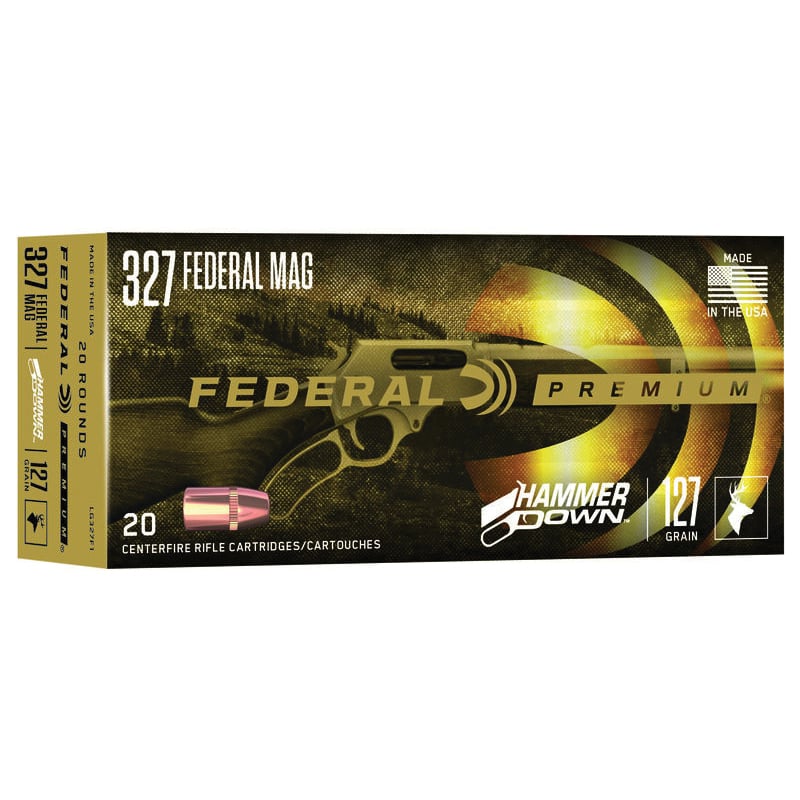 FEDERAL HAMMER DOWN 327 – FEDERAL 127GR JSP 20RD 10BX/CS - No Credit Card Fees - Low, flat rate shipping