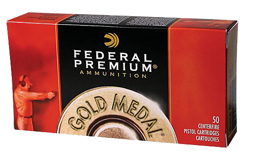 Federal Gold Medal 148 gr Lead Wad Cutter .38 Spl Ammo, 50/box - GM38A