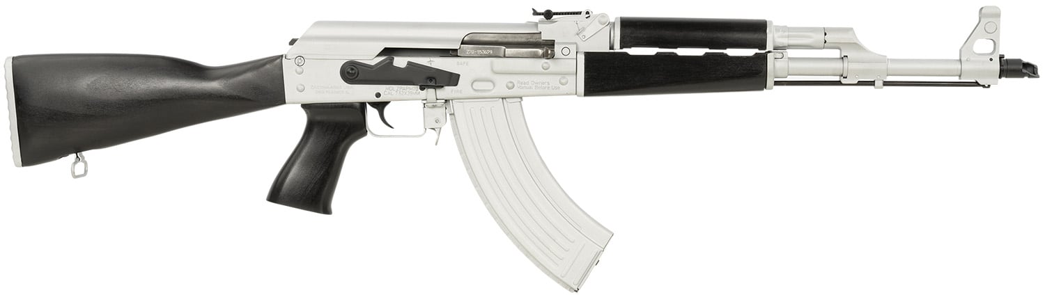 ZASTAVA ZPAPM70 RIFLE 7.62X39 – SILVER CERAKOTE 30RD BLK STOCK - No Credit Card Fees - Low, flat rate shipping