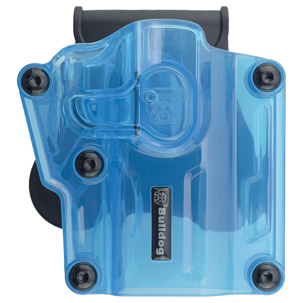 Bulldog Cases Max Multi-Fit OWB Holster RH Polymer Blue - Reliable and Customizable Carry Solution - MX-005